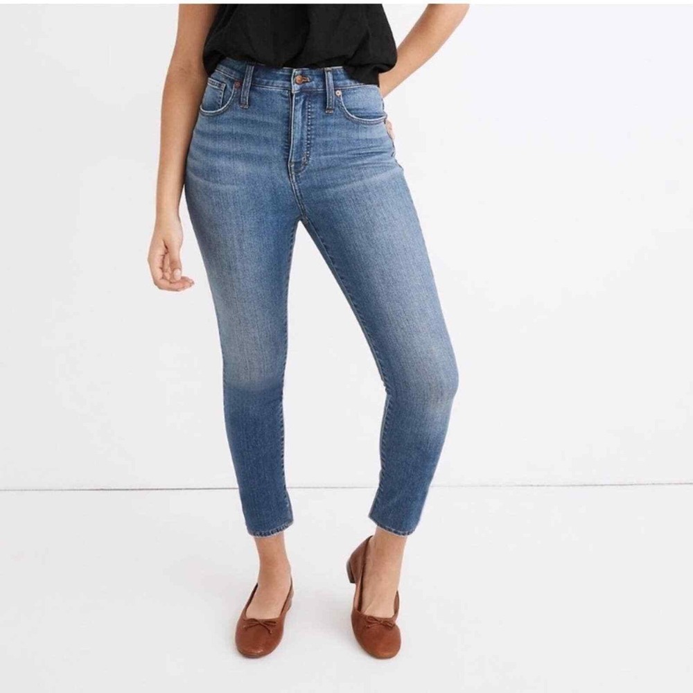 NWT Madewell curvy high waist skinny crop denim‎ jeans 26